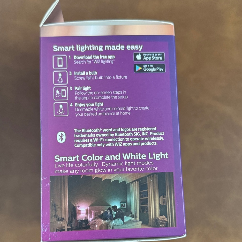 Philips Wi-Fi 100w LED Multicolored Bulb - Picture 7 of 8
